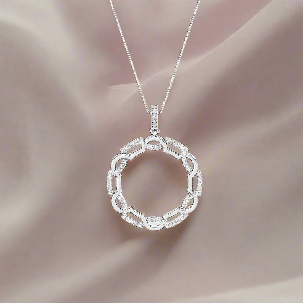 Twist Circle Pendant