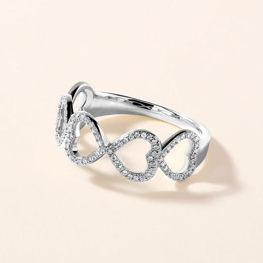 Infinty Heart Ring