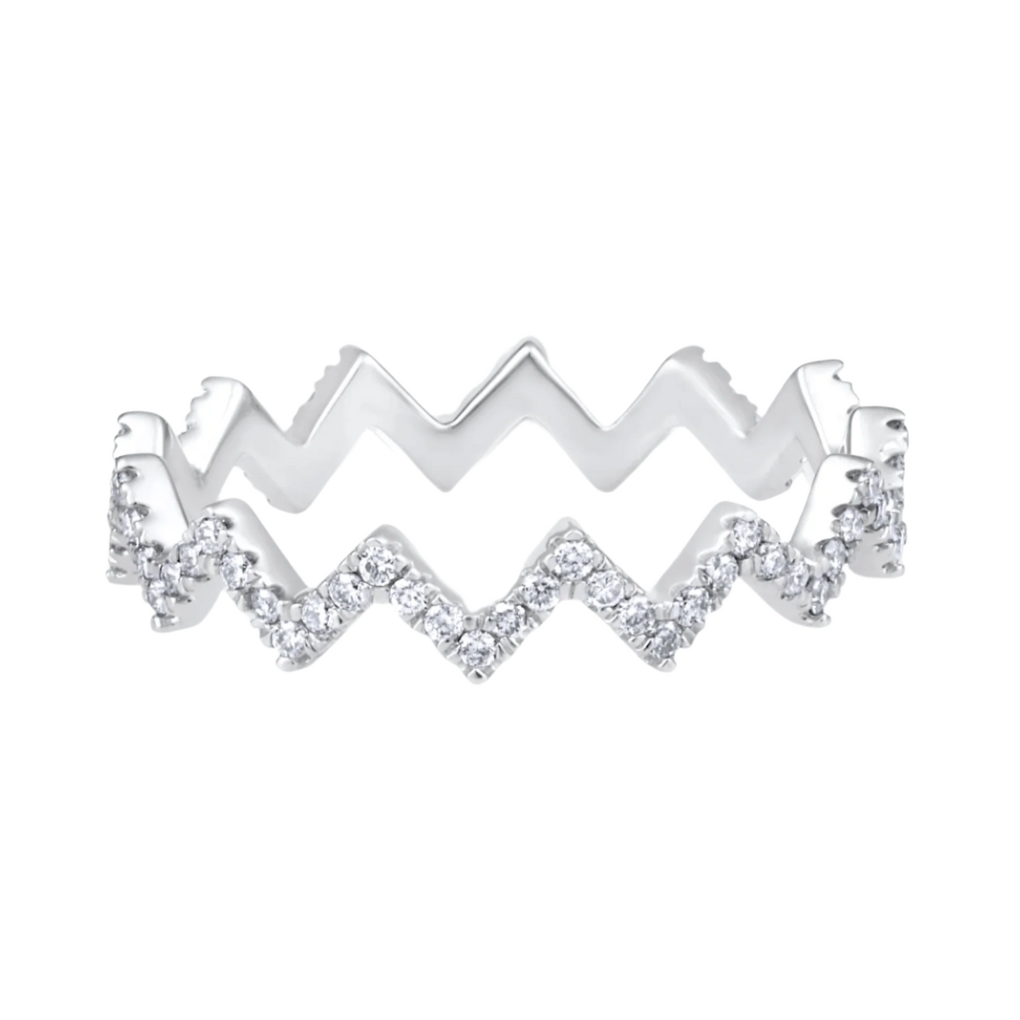 ZigZag Stack Ring