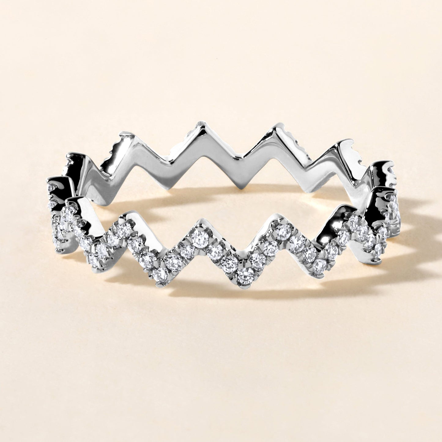 ZigZag Stack Ring