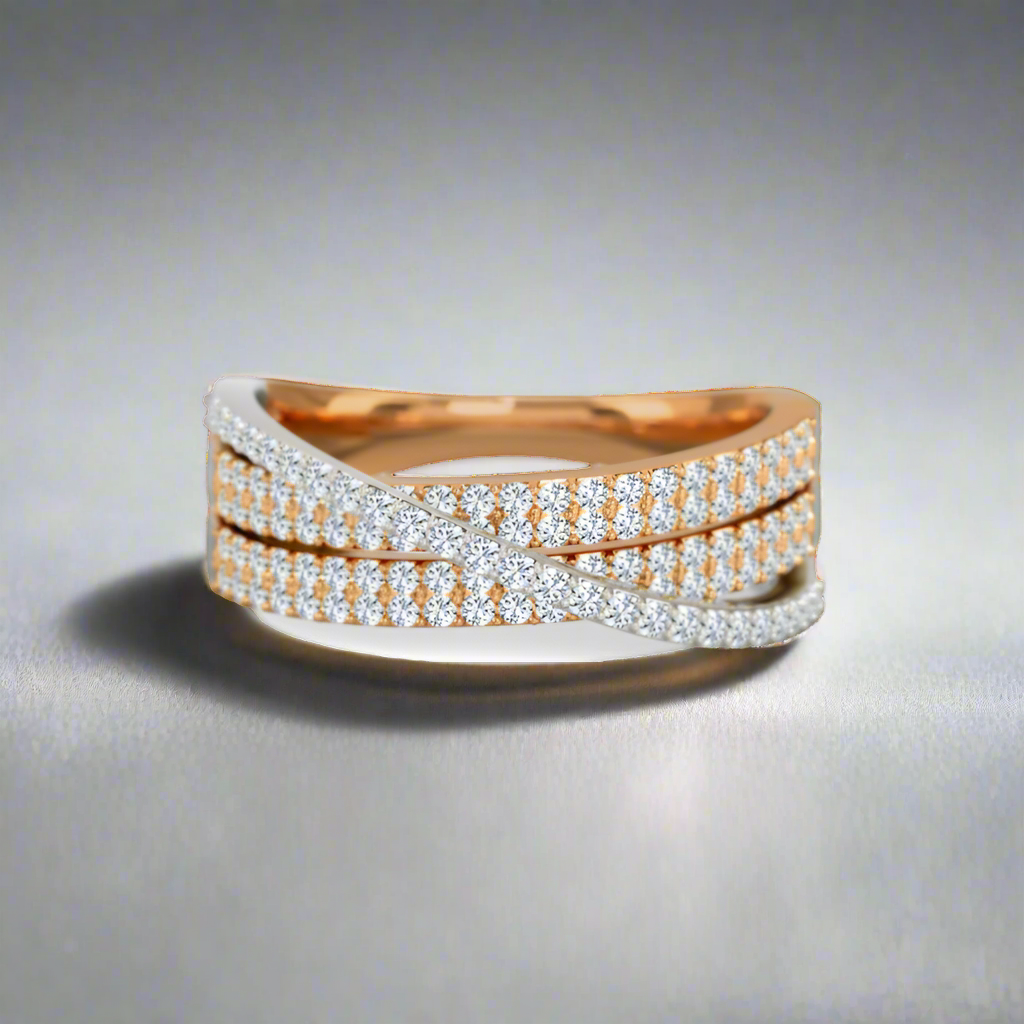 Trio Overlap Ring