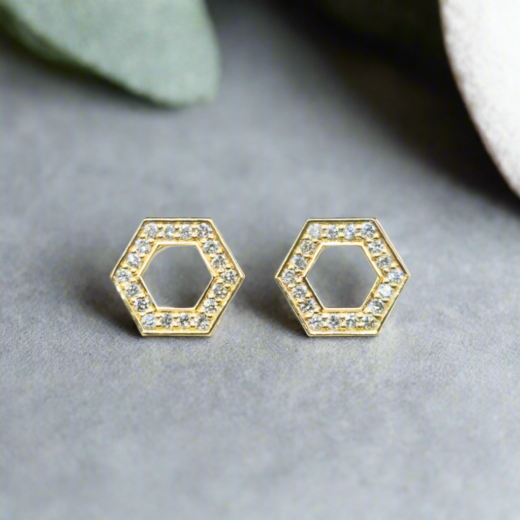 Honeycomb Earrings