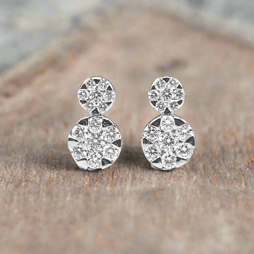 Pave Setting Earring