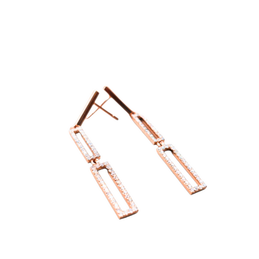 Cubic Dangle Earring